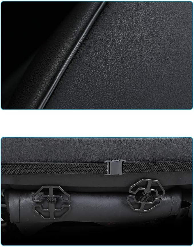 Luxury PU Leather Car Seat Cover Protector Front, Bottom Single Seat Cover-Compatible with 90% Vehicles (Width 20.8 ×deep 21×Thick 0.2 inch) (Black) - Image 8