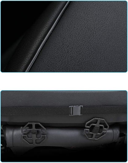 Luxury PU Leather Car Seat Cover Protector Front, Bottom Single Seat Cover-Compatible with 90% Vehicles (Width 20.8 ×deep 21×Thick 0.2 inch) (Black) - Image 8