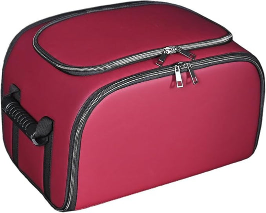 Foldable Car Insulated Storage Box, Portable Thermal Cooler Bag with Double Zipper & Sturdy Handle, Multi‑Purpose Car Seat Trunk Organizer for Drinks Snacks, Outdoor Picnic Camping Road Trips - Image 2