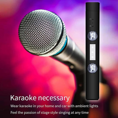 2PCS Car Interior Ambient Lights, Wireless Multicolor Car Strip Lights USB Rechargeable Multicolor RGB LED Strip Light Remote/Sound Control Car Star Ceiling Light with Music Sync - Image 7