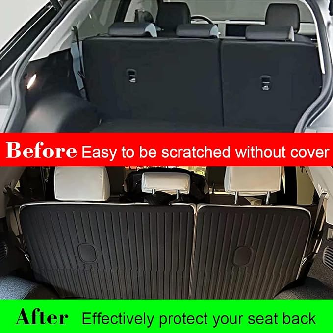 BestEvMod for Ioniq5 Cargo Liner Second Row Seats Back Cover Mat All Weather Rear Seat Protector Pet Mat XPE Material Compatible with Hyundai Ioniq 5 2026 2025 2024 2023 2022 Accessories - Image 5