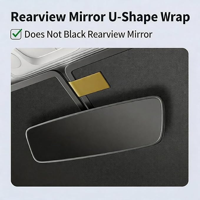 Windshield Sun Shade Umbrella,Car Windshield Umbrella Sun Shade,Fits Various Front Windshields,57"x32" - Image 4