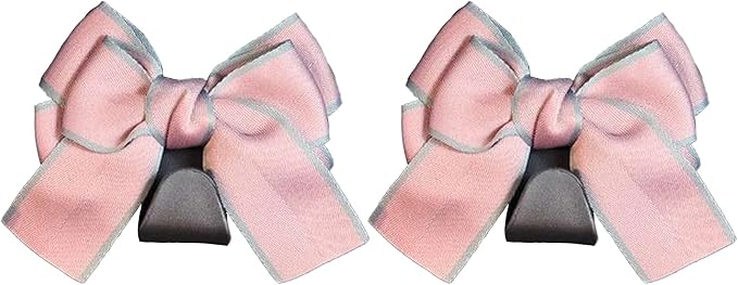 2 Pack Bow Car Seat Headrest Hooks, Pink Border | PVC construction, snap-on installation, holds bags purses or umbrellas, fits most cars and trucks, car interior accessories - Image 6