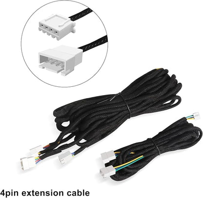 2PCS Dreamcolor Acrylic Interior Car LED Strip Light Extension Wire, which fit for Dreamcolor Main Controller Connects and sub-Controller kit (not Including), Not fit dreamcolor 1 Lights - Image 3
