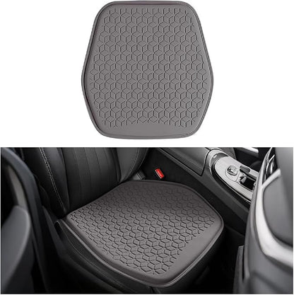 Gel Car Seat Cushion, Breathable Non-Slip Automotive Chair Mat Cover Protector for Driving, Comfortable Vehicle Interior Front Seat Chair Cushion Accessories, Universal Fit (Coffee) by Unknown