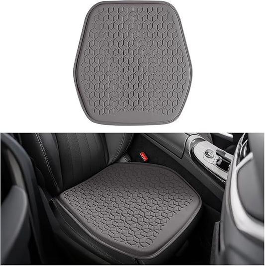 Gel Car Seat Cushion, Breathable Non-Slip Automotive Chair Mat Cover Protector for Driving, Comfortable Vehicle Interior Front Seat Chair Cushion Accessories, Universal Fit (Coffee) by Unknown