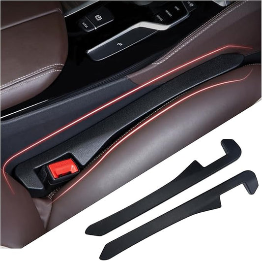 Car Seat Gap Filler 2 Pack - One Second Embedded Car Seat Crack Gap Filler for Holding Water Cup/Phone/Key - Car Inserts Between Seats by Unknown