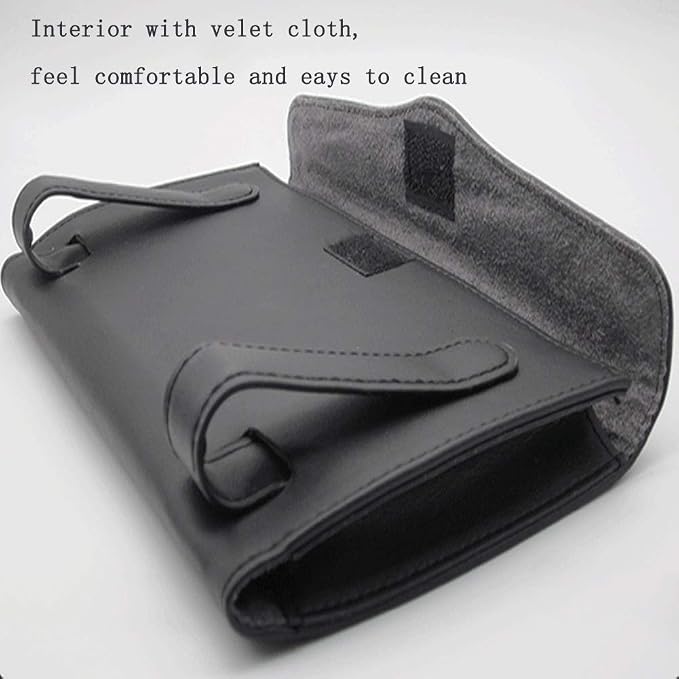 Carstuus Car Tissue Holder, Sun Visor Napkins Holder, Car Accessories | Black Car Tissue Dispenser with Tissues, Easy Refill, Universal Fit Most Vehicles, Car Interior Accessories, Cars Essentials - Image 5