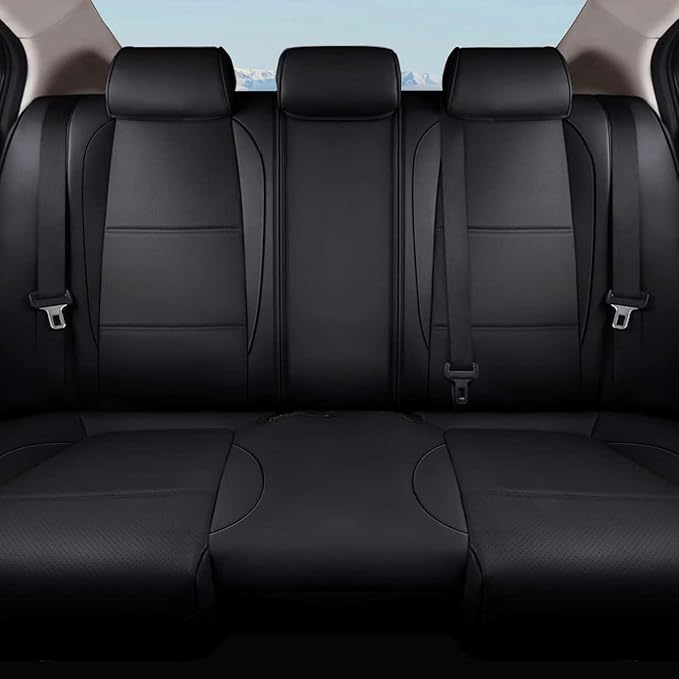 TTX LIGHTING Custom Fit Seat Covers for Mazda CX30 2020-2026 Full Set Black | Customized CX-30 Seat Covers, Premium Faux Leather, Full Coverage, Airbag compatible, Interior Upgrade, Pet-friendly - Image 2