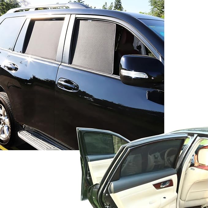 Car Window Sun Shade for GX 460 2010-2022 Magnetic Curtain,7PCS | Side window,Rear Window,Sun UV Protection Cover for Baby Sleeping, Auto Accessories - Image 3