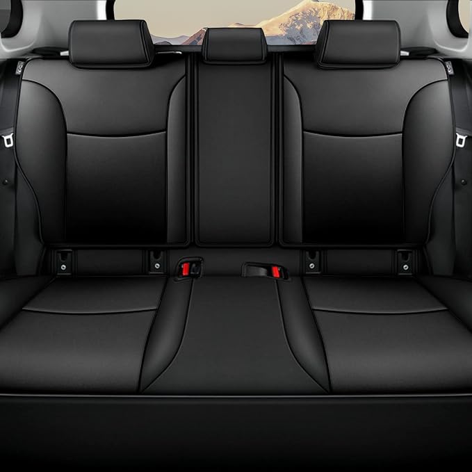 Custom Fit Seat Covers for Toyota Corolla 2020-2026 SE/XSE/FX | Black Full Set, Premium Faux Leather, Waterproof, Airbag Compatible, Easy to Clean, Factory-Style Fit, Interior upgrades - Image 2