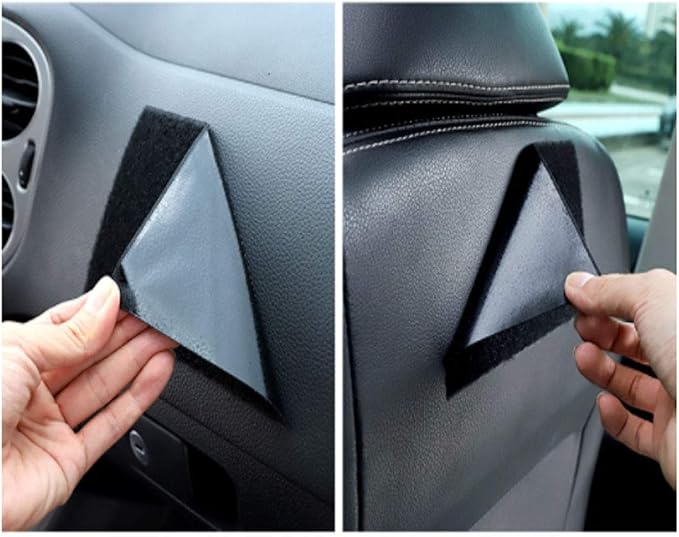 Car Side Pocket Organizer, Auto Seat Pockets PU Leather Pen Phone Holder Tray Pouch Used for Car Door, Window, Console, Seat -Fits to Organize Document, Registration, Notepad, Gadgets, Pen - Image 6