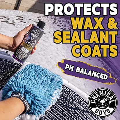 Chemical Guys, Black Light Foaming Car Wash Soap, Black Cherry Scent, 64 oz - Image 4