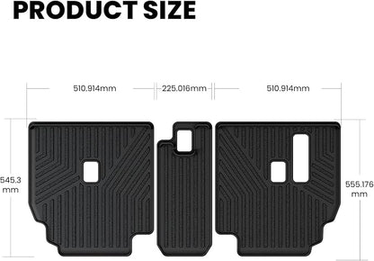LASFIT Cargo Mat for Toyota 4Runner 2013-2024 Fit 7-Seats 2nd Row Seatback | Not Fit 5 Seats, All Weather Custom Fit Anti-Slip Pet Friendly Easy Clean TPE Backrest Mats for 5th Gen 4Runner, Black - Image 9