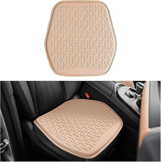 Gel Car Seat Cushion, Breathable Non-Slip Automotive Chair Mat Cover Protector for Driving, Comfortable Vehicle Interior Front Seat Chair Cushion Accessories, Universal Fit (Pink) by Unknown
