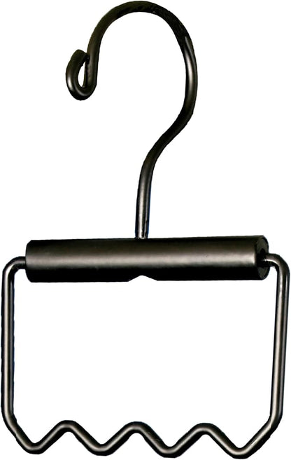 Heavy Duty Car Hanger for Clothes, Dry Cleaning and Garment Bags | High Road's Solid Steel Car Clothes Hanger Holds 12 Garments, Bottom Hooks Keep Hangers in Place, Easy Carry Handle by HighRoad