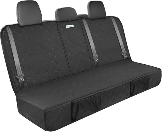 ALLANSING Upgraded 900D Heavy Duty Dog Back Bench Seat Cover for Full‑Size Trucks, Car Seat Protector, Seatbelt & Armrest Compatible, Waterproof & Non‑Slip for Dogs & Kids by CARS%C2%B7DOGS%C2%B7SING
