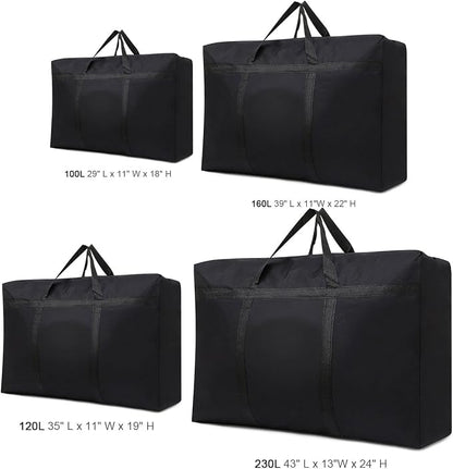 Heavy Duty Storage Bag with Handles for Moving & Storage (42Gal - 1 Pack) | Extra-Large Capacity for Bedding, Clothing, Blankets, Pillows & Bulky Household Items - Image 6