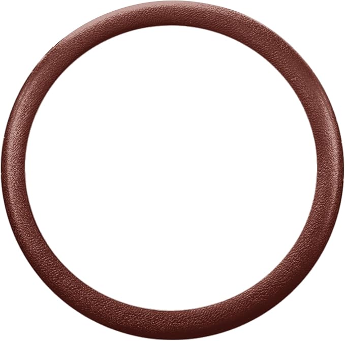 LRITER Car Steering Wheel Cover, Non-Slip Silicone Material, Coffee | Multiple Color Choices, Universal Auto Parts Steering Wheel Cover, Suitable for Most Cars by LRITER