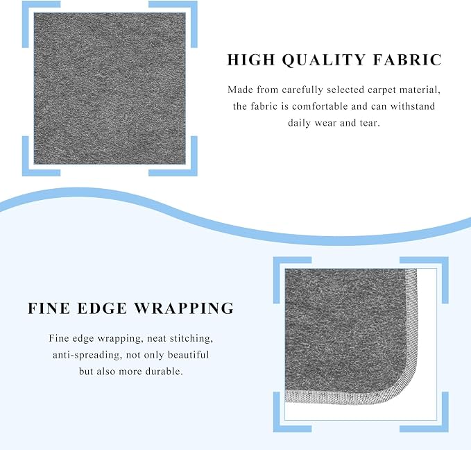 4PCS Car Floor Mats, Waterproof Non-Slip Car Floor Liners with Safety Heel Pad, All-Weather Wear-Resistant Mats Heavy Duty Universal Carpets for Truck SUV Van Sedan (Gray) - Image 3