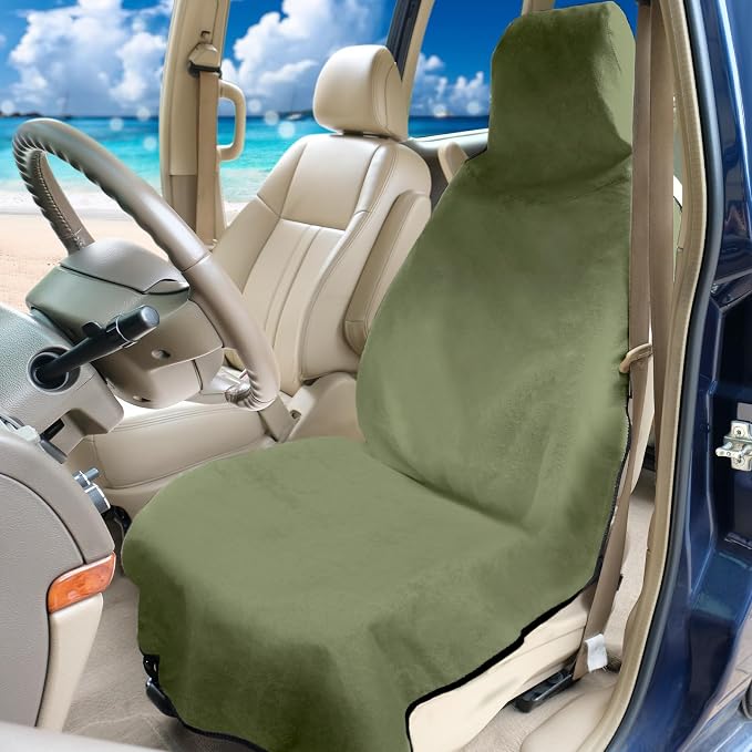 Waterproof Car Seat Cover Towel | Sweat-proof, Universal Fit for SUV & Truck, For Gym, Yoga, Pets, Workout, Beach, Microfiber Fabric, Machine Washable - Image 2