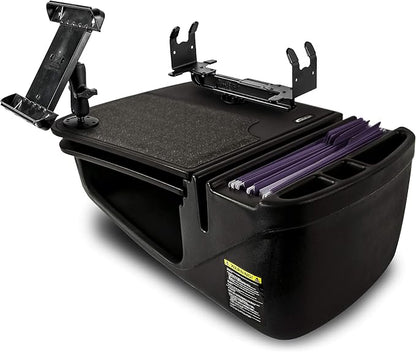 AutoExec AE-GMCD-PI-TAB-PS-BT GripMaster Car Desk for Your Vehicle Workstation and Mobile Office, Black with 400 watt Power Inverter,Tablet Mount and Printer Stand | 400 Watt Power Inverter, Tablet Mount, Printer Stand, Vehicle Workstation and Mobile O... by AutoExec