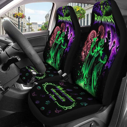 GENANY Bad Queen Car Seat Covers Set of 2, Horror Breathable Front Seat Covers for Truck Sedan SUV, Couple Car Accessories, Horror Gift for Women Men - Image 3
