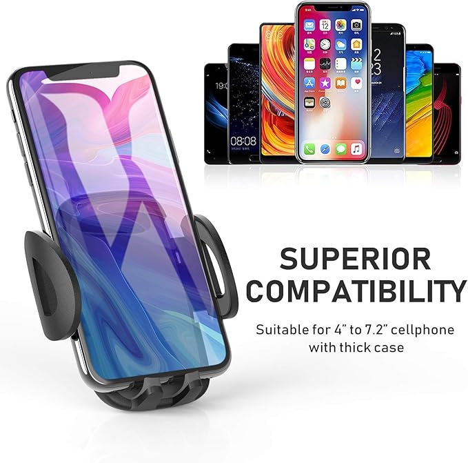 Phone Holders for Your Car, Adjustable Gooseneck Cup Car Phone Holder | 360° Rotation, Super Stable, One Button Release Universal Cup Car Holder Phone Mount for iPhone, Samsung and All Smartphones - Image 7