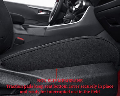 coverdream Corolla Seat Covers Full Set for 2020-2025 2026 Toyota Corolla SE,SE Apex,Nightshade,FX and 2023-2026 XSE Seat Cover,Fully Covered,Breathable Polyester Car Seat Protector (Black) - Image 2