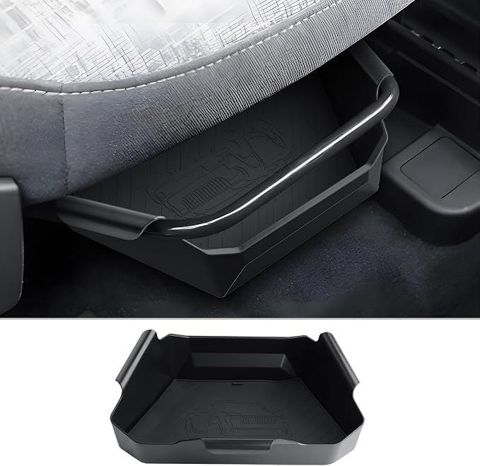 CDEFG Upgraded for 2022-2026 Ford Maverick Under Seat Storage Tray | for 2022-2026 Ford Maverick Truck Accessories Console Front Underseat Drawer Secret Storage Box Hidden Organizer by CDEFG