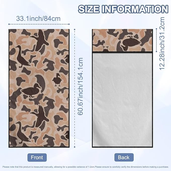 Camo Duck Car Towel Seat Cover Soft Comfort Front Seat Towel Cover Fashion Cars Interior Accessories Washable for Trucks, SUVs, Sedans - Image 7