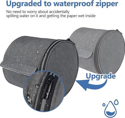 kakaforsa Hanging Toilet Paper Holder, Cat Proof, Water-Resistant, | Portable roll paper case for camping, Bathroom, RV Car Travel, with zippered cover and hanging strap - Image 3
