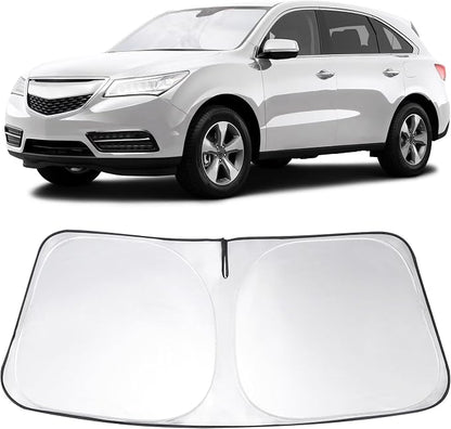 Windshield Sun Shade Sunshade for 2014-2019 2020 Acura MDX | Full covered for windshield, Foldable & Durable, Block UV Rays, Reduce Heat, Easy to install, Keeps Car Cooler by LHFLIVE