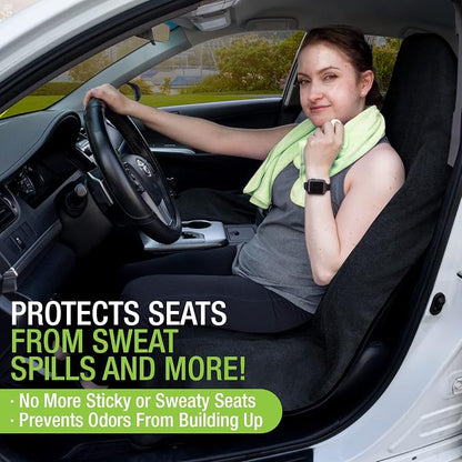 Season Guard Waterproof Towel Seat Cover,Universal Fit Non-Slip Front Cover - Image 6