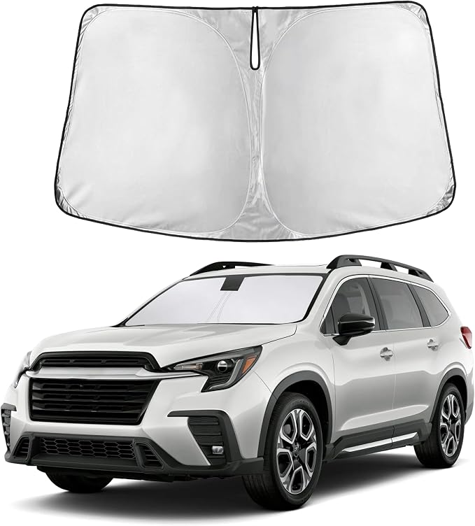 Autovir Windshield Sun Shade Fit for 2019-2024 2025 2026 Subaru Ascent | Sunshade, Front Car Window Shades Sun Visor, Blocks UV Rays & Heat, Car Accessories by Autovir