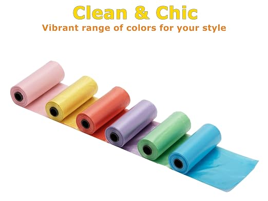 Ginsco 0.8 Gallons Disposable Trash Bags for Mini Car Trash Can, Portable Small Car Garbage Bags, Cars Accessories, Mini Trash Bags, Plastic Trash Bag for Cars/Home/Office (6 Rolls/90Counts) Yellow - Image 4