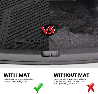 LASFIT Floor Mats & Trunk Mat for Honda Accord 2013-2017 (Only Sedan) | All Weather Custom Fit Anti-Slip TPE Floor Liners, 1st & 2nd Row & Cargo Mat (NOT for Coupe & Hybrid) - Image 6