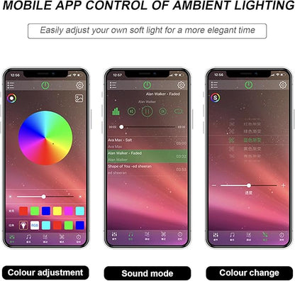 Interior Car LED Strip Lights with APP Control, RGB Ambient Lighting Kit with 118 inches Fiber Optic, 16 Million Colors Music Sync LED Vehicle Cigarette Lighter Neon Strip - Image 4