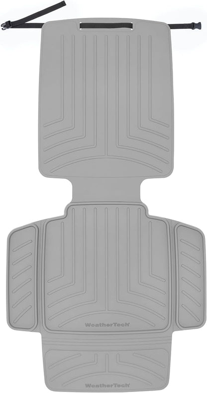 WeatherTech Child Car Seat Protector with Back | Spill Protection, Prevents Seat Compression, Grey by WeatherTech