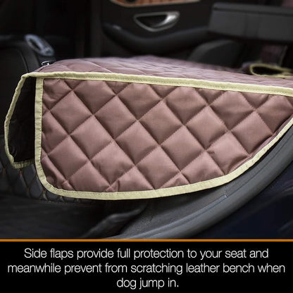 Car Seat Cover Waterproof Back Seat Cover for Kids and Dogs Without Smell Heavy Duty and Nonslip Rear Seat Protector Non Stick Fur Bench Seat Cover for SUV Van Easy to Install Machine Washable - Image 4