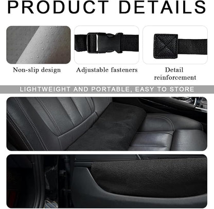 DXNQ Car Towel Seat Cover, Waterproof Sweating Non-Slip Premium Soft Towel Carseat Protector, Universal Machine Washable Car Truck SUV Front Seat Cover for Gym Workout Beach Hiking (Gray, Rear) - Image 3