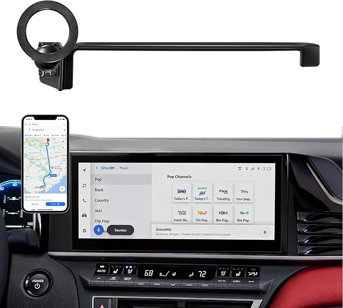 Magnetic Car Phone Holder for Toyota Camry XLE/XSE 2025-2026 Accessories | 12.3-Inch Screen, 2026 Toyota Camry Cell Phone Mount for Magsafe iPhone, 360° Hands-Free No Air Vent Blockage Stable Stand by MOCHENT