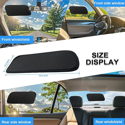 2Pcs Car Window Shades for Side Window,Removable Side Window Sunshades | Static Cling Shades Sunshine Blocker Visor Sunshade Extender,Passenger/Driver Window Sun Shade - Image 8