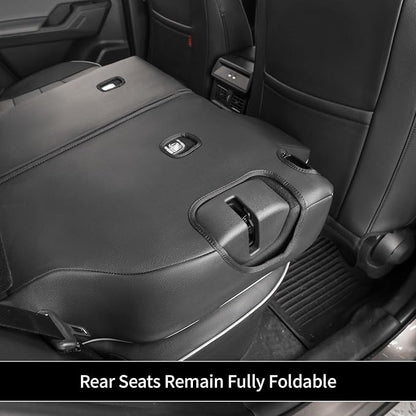 EKR Rav4 Seat Covers Custom Fit for Toyota Rav4 (Hybrid) Woodland/Limited 2026,Waterproof Leather Car Seat Cover Full Set for SUV,Faux Leather(Black/Gray) - Image 7