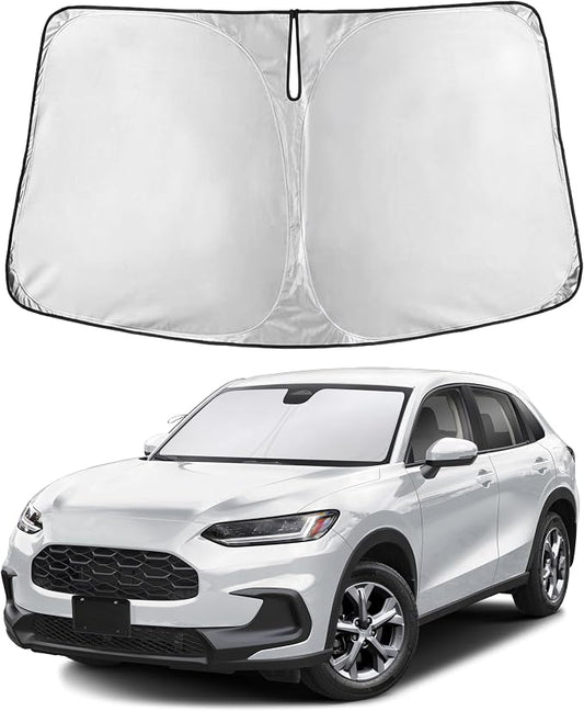 Autovir Windshield Sun Shade Fit for 2023-2024 2025 2026 Honda Hrv | Sunshade, Front Car Window Shades Sun Visor, Blocks UV Rays & Heat, Car Accessories by Autovir