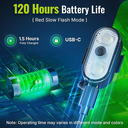 Wireless LED Lights for Car 4PCS with Base, Button and Remote Control Interior Ambient Strobe Light, USB-C 120H 8 Colors IP65 Waterproof Rechargeable Underglow Light for Cars, Trucks, Motorcycle - Image 3