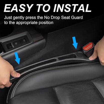 Tesdluy Car Seat Gap Filler Set of 2, Multifunctional Seat Side Gap Seam Filler Organizer with Phone Holder, Universal Fit Fill The Gap Between Seat & Console for Car, SUV, Truck - Image 3