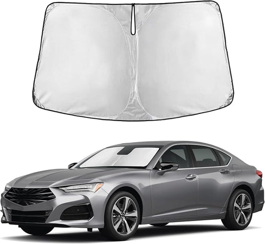 Autovir Windshield Sun Shade Fit for 2021-2024 2025 2026 Acura TLX | Sunshade, Front Car Window Shades Sun Visor, Blocks UV Rays & Heat, Car Accessories by Autovir