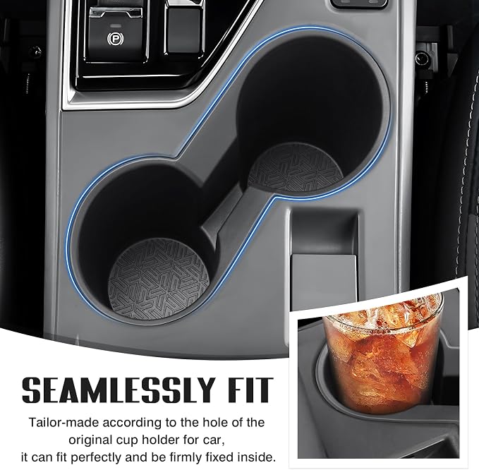 Autorder Car Cup Holder for Subaru Crosstrek 2024-2026 Accessories Water Cup Holders TPE Durable Cup Holder Insert for Crosstrek - Image 5