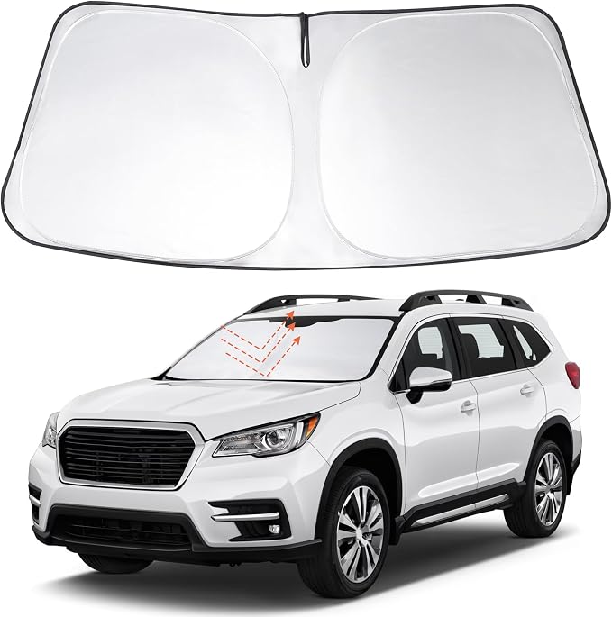 Windshield Sun Shade Sunshade for 2019-2026 Su- baru Ascent | Full covered for windshield, Foldable & Durable, Block UV Rays, Reduce Heat, Easy to install, Keeps Car Cooler by LHFLIVE